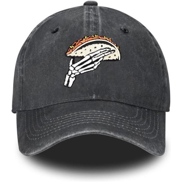 Baseball Cap for Women Men Taco Skull - Picture 1 of 6